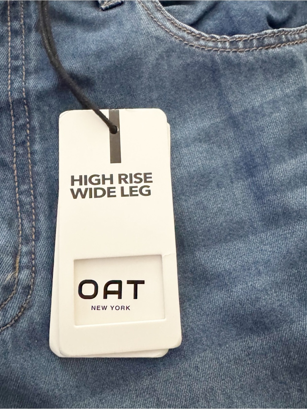 Oat New York High Rise Wide Leg Pants - Size 10 - Picture 6 of 6